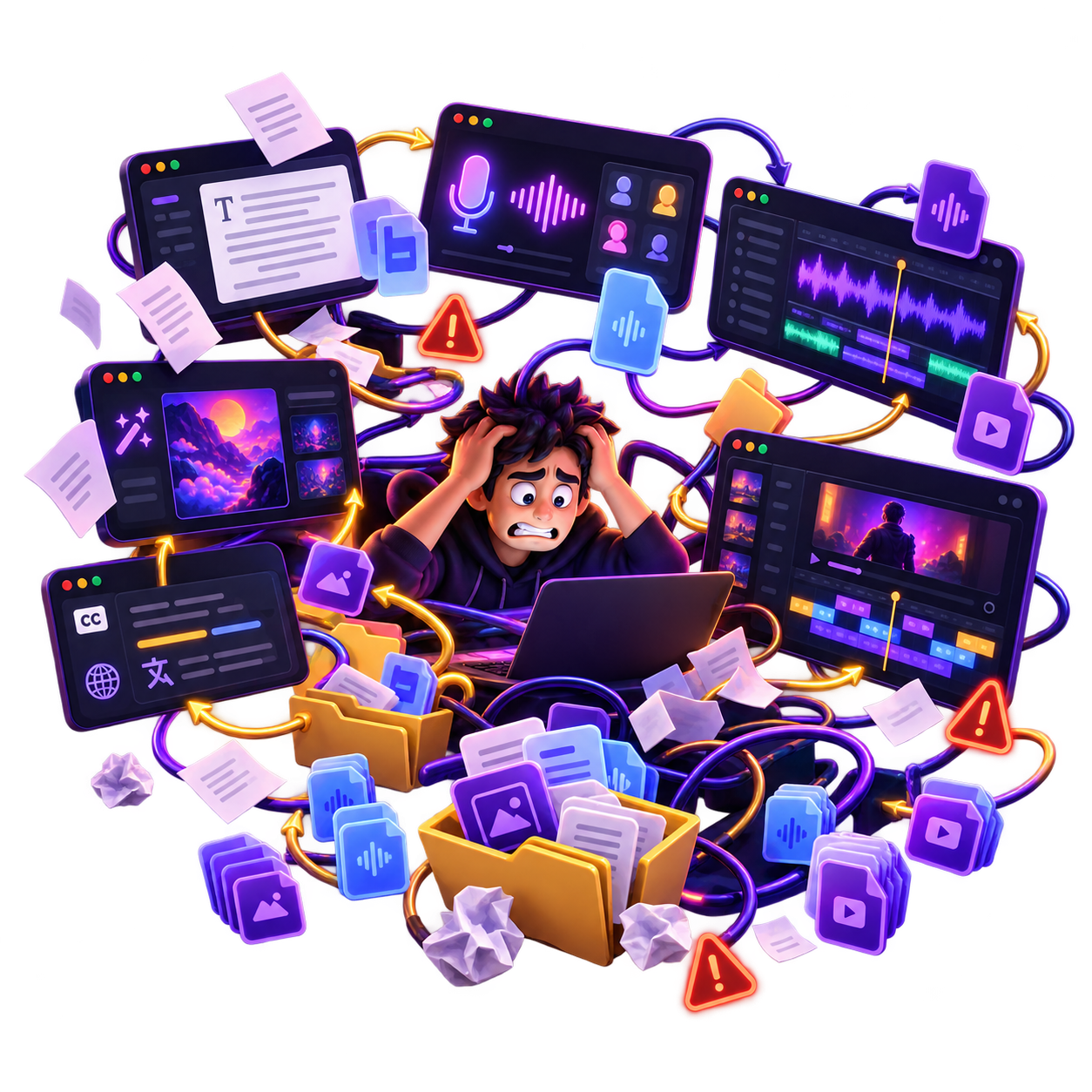 The Old Way - Fragmented Tools & Confusion